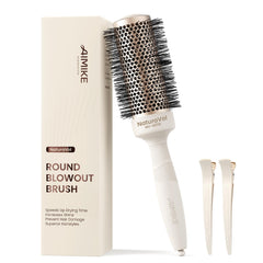 AIMIKE NaturaVol cepillo redondo con barril 1,7 pulgadas para volumen natural