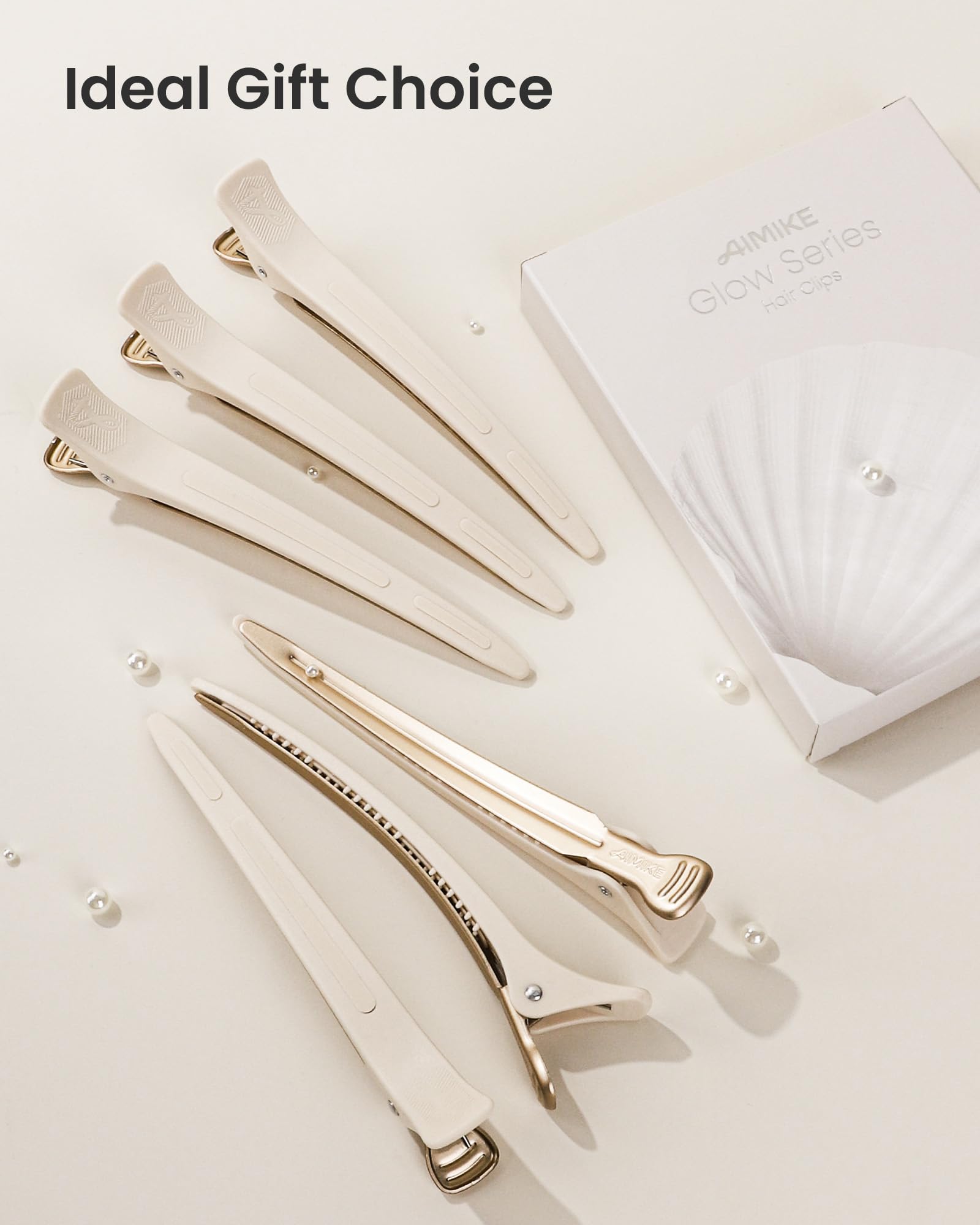 AIMIKE pinzas para maquillaje y peinado diario.