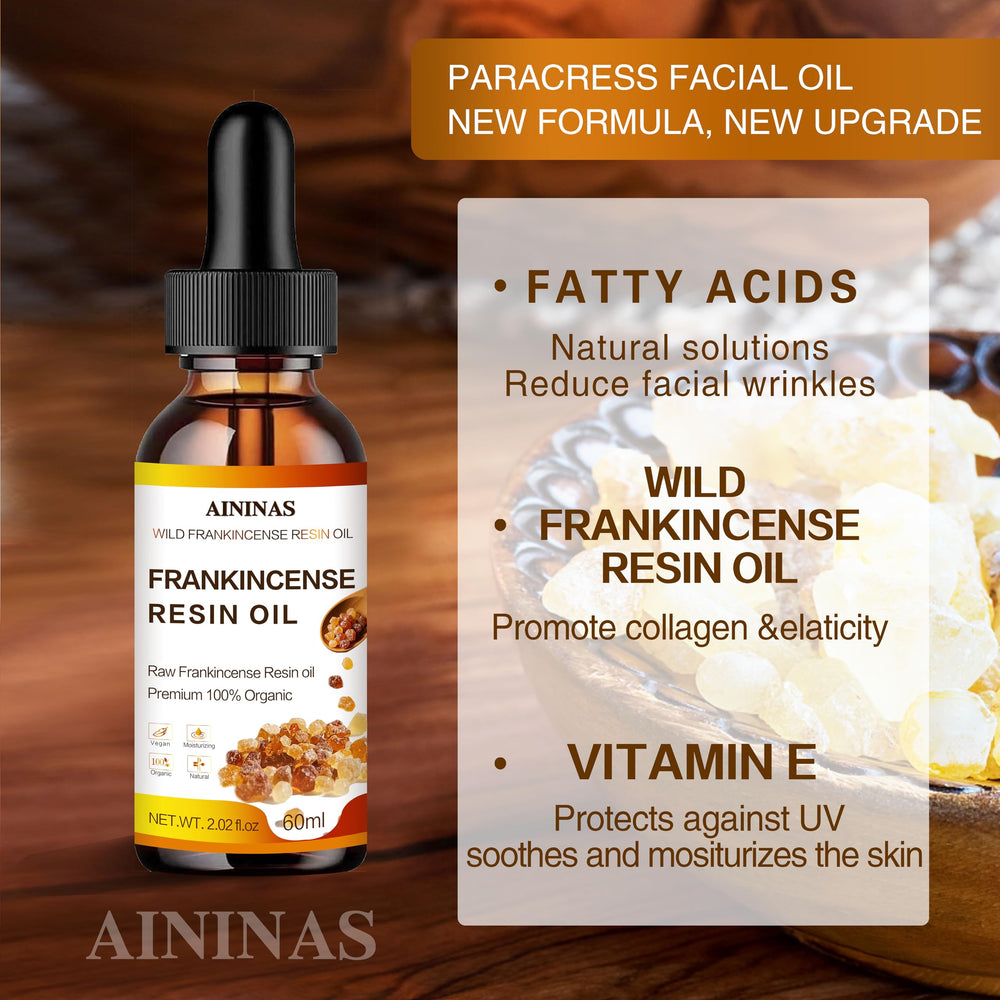 AININAS Aceite de resina de incienso: absorción rápida para piel suave