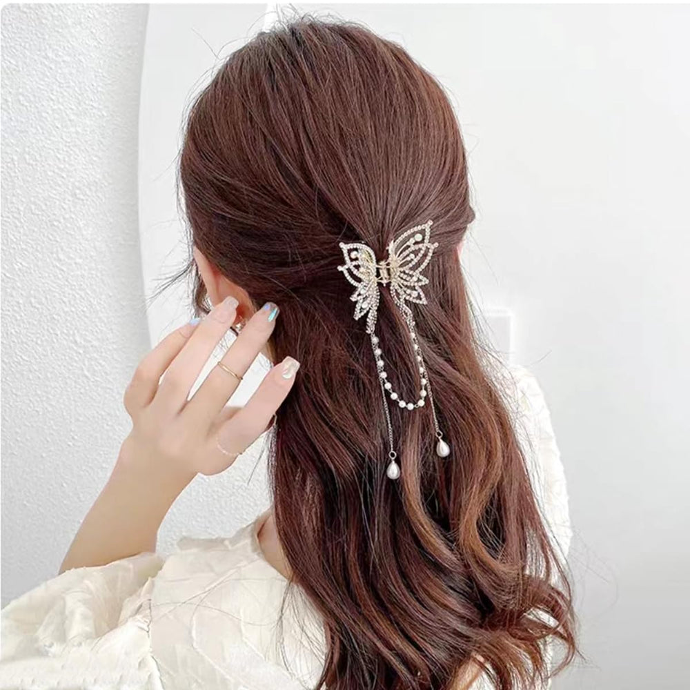 Pinza AINVHH para fiestas y ceremonias, brillo discreto.