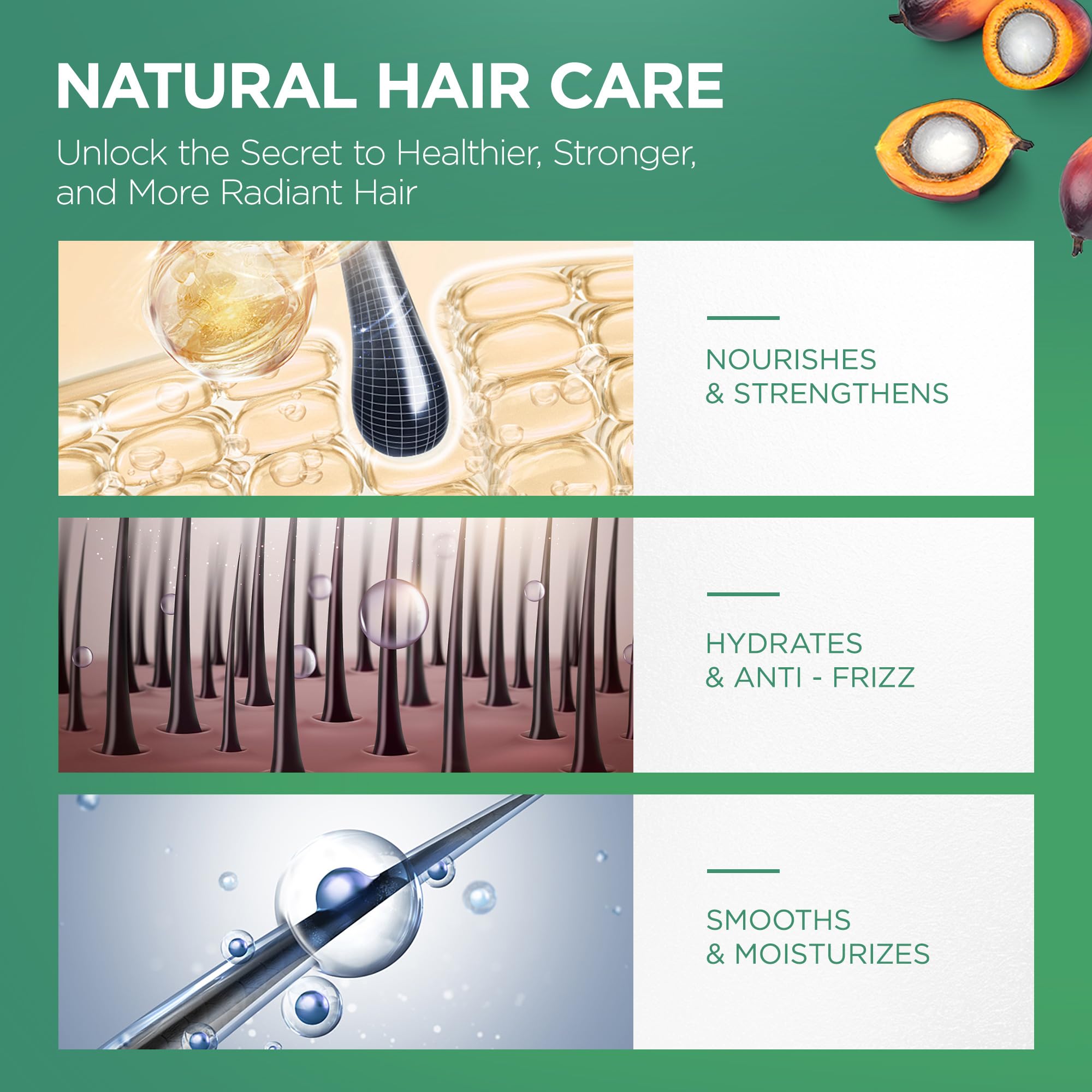 Aplicación preducha de Batana Oil, prepara el cabello para lavar.