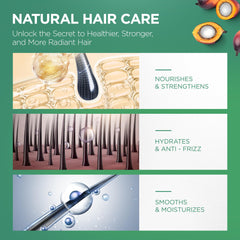 Aplicación preducha de Batana Oil, prepara el cabello para lavar.