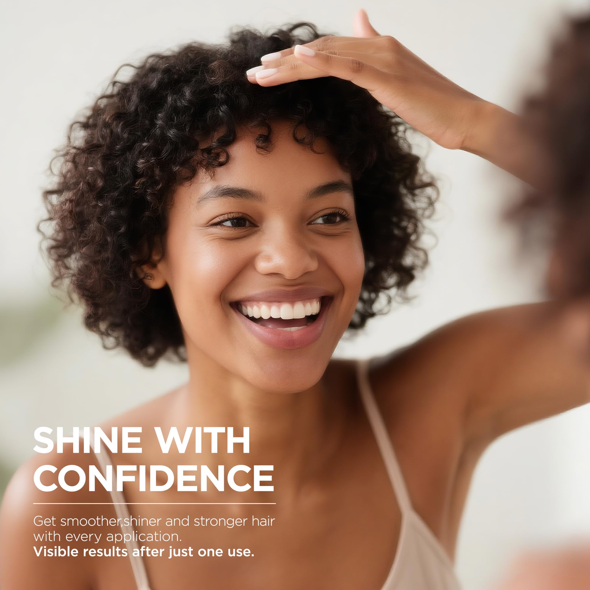 Nutrición para raíces y puntas, cabello más saludable.