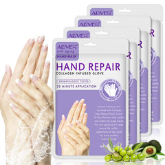 AIQIUSHA guantes 4-pack para manos, hidratación profunda y suave