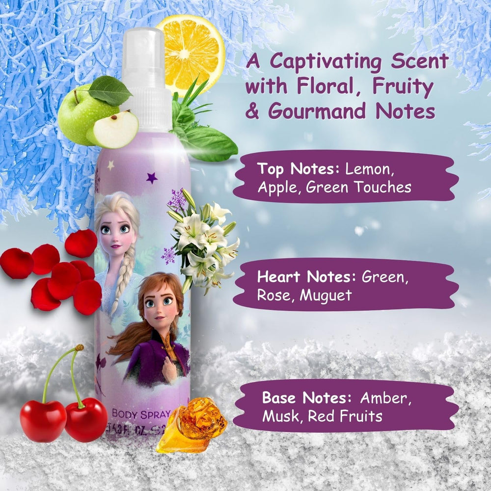 Air-Val Disney Frozen II Kids etiqueta detalle: diseño atractivo inspirado en Frozen para niños.