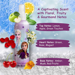 Air-Val Disney Frozen II Kids etiqueta detalle: diseño atractivo inspirado en Frozen para niños.