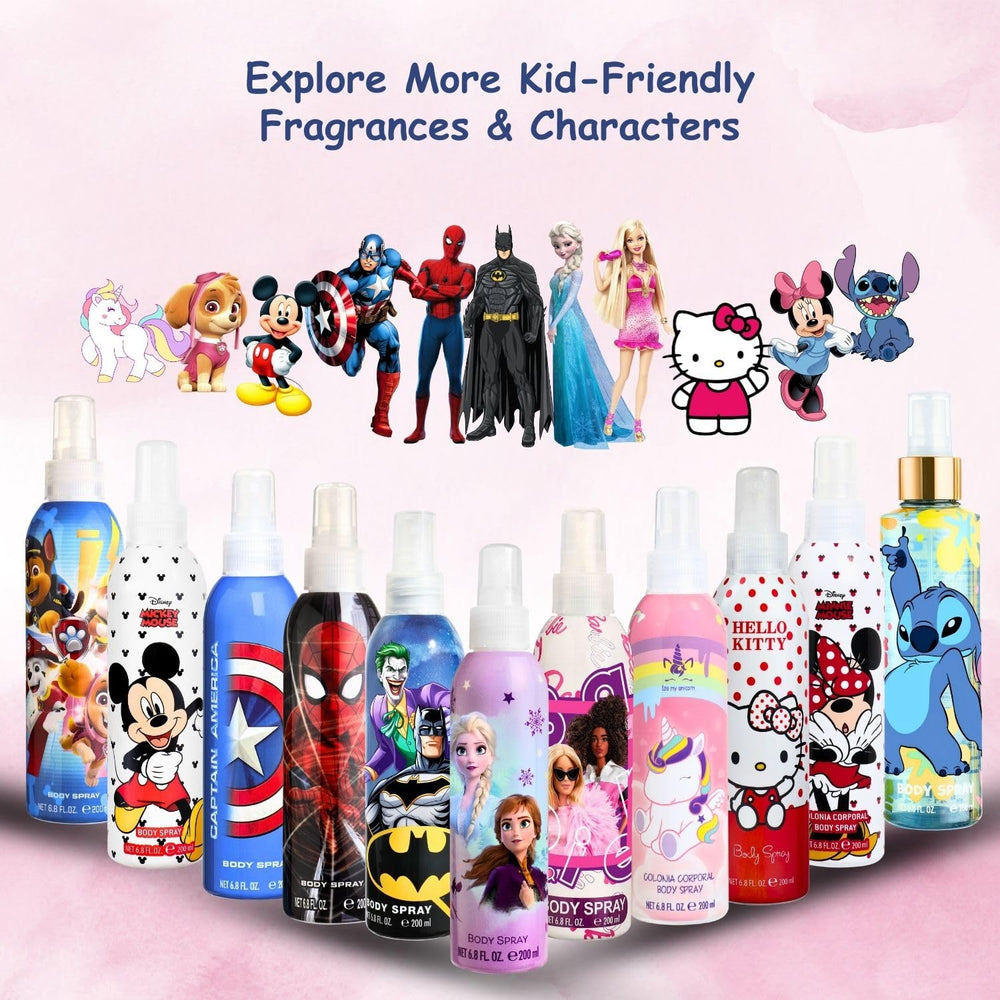 Air-Val Disney Stitch Bruma Corporal uso diario, fragancia fresca y fácil de aplicar