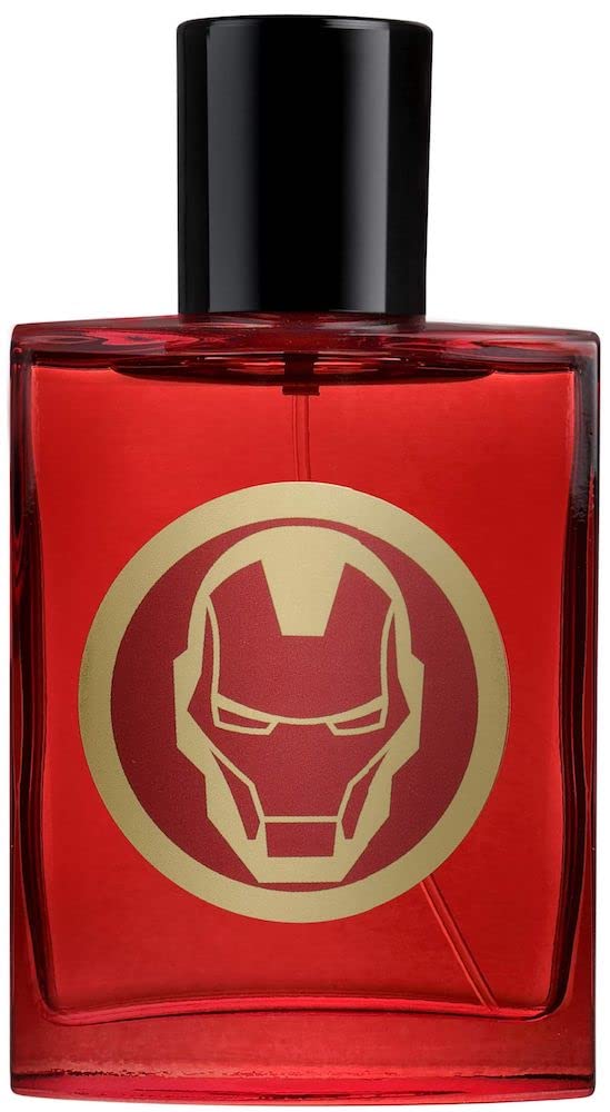 Air-Val Marvel Iron Man 3.4 EDT empaque: presentación elegante para regalo.