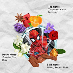 Air-Val Spiderman, etiqueta icónica que inspira confianza en cualquier ocasión.