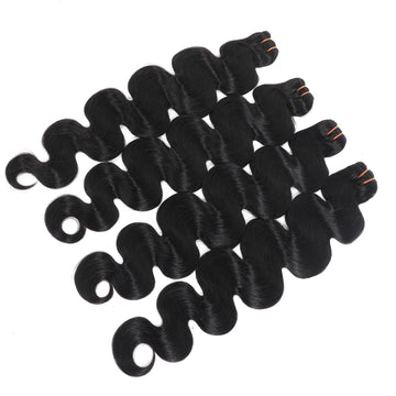 AirNext cabello humano 16A, onda corporal, 18 pulgadas, movimiento suave.