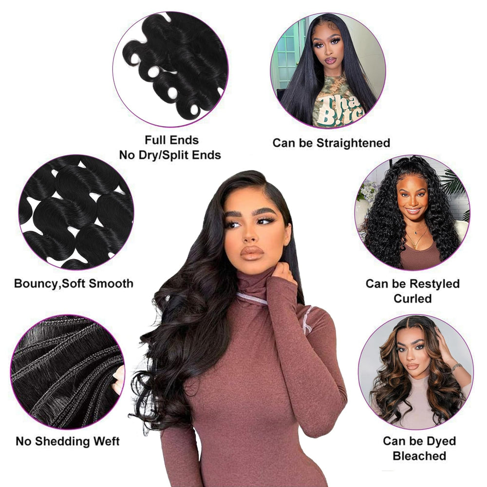 AirNext textura sedosa en cabello humano Remy virgen, acabado suave.