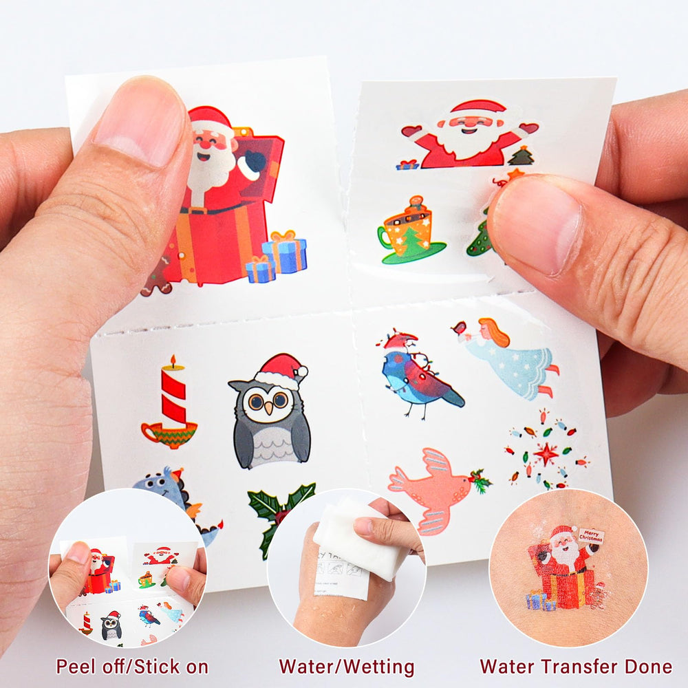 Tatuajes AIRNOGO reno, diversión segura para fiestas infantiles.