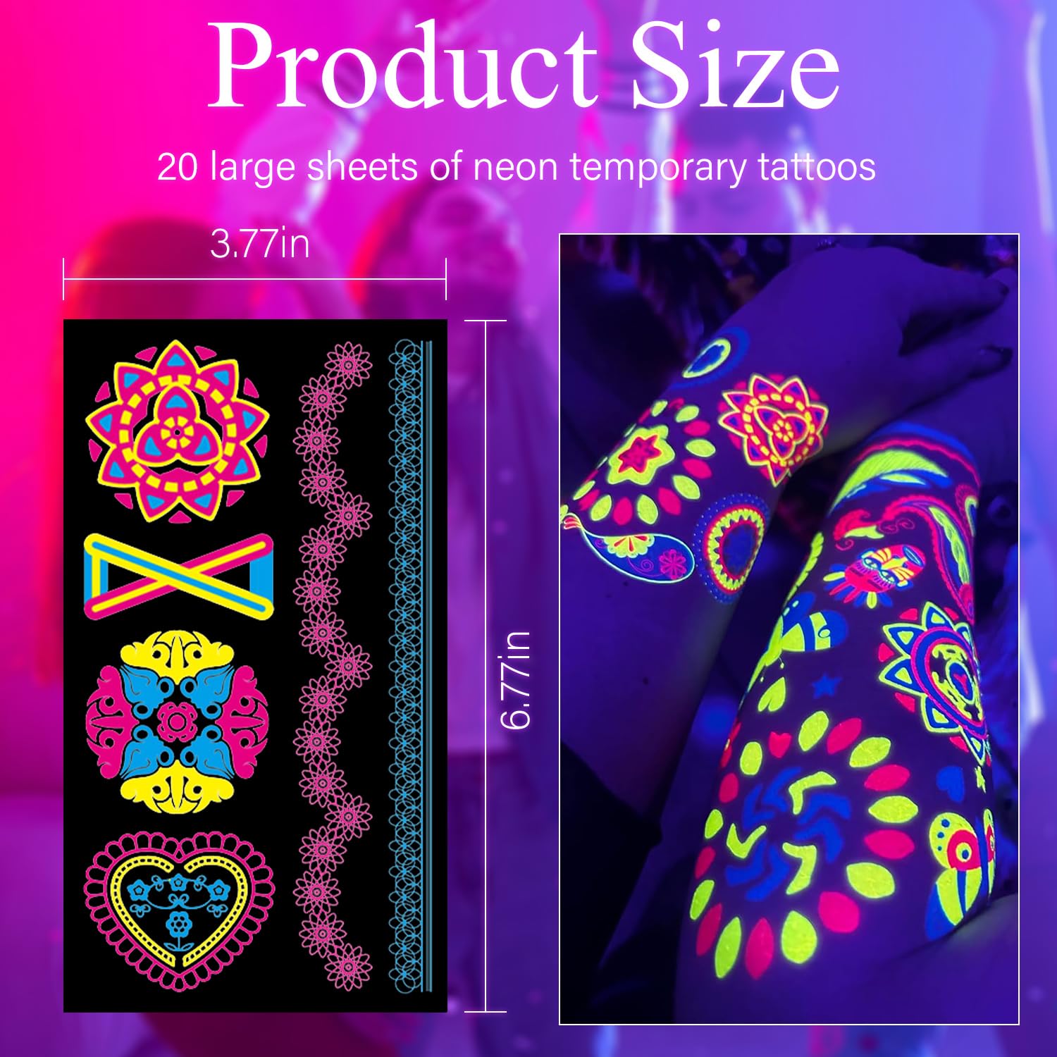 AirNOGO tatuajes como regalo divertido para fiestas.