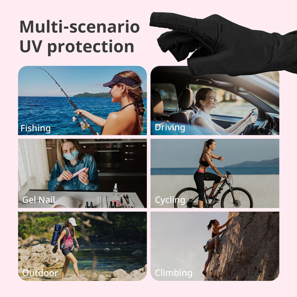 AIRSEE guantes fáciles de lavar para mantener la protección UV tras lavado