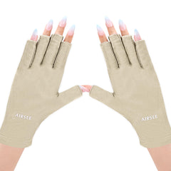AIRSEE guantes UV para lámpara de uñas protegen la piel durante manicuras