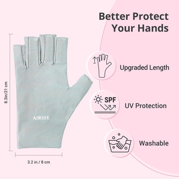 AirSEE guantes UV lavable y práctico sin perder protección.