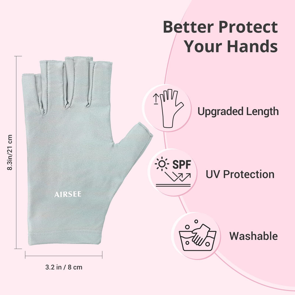 AirSEE guantes UV lavable y práctico sin perder protección.
