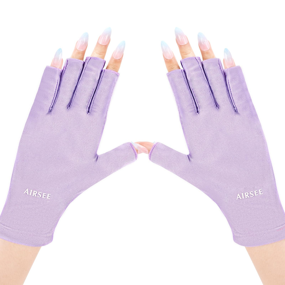 AIRSEE guantes UV para manicura, protección de piel durante la lámpara UV