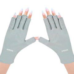AirSEE guantes UV para manicura protegen la piel durante la sesión.