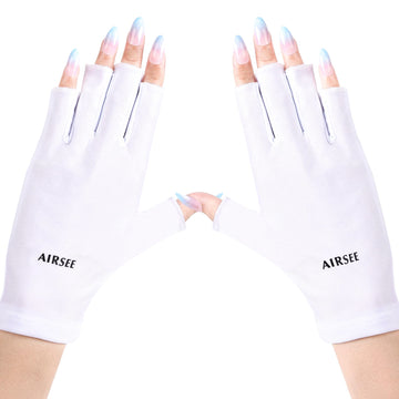 AirSEE guantes UV para manicura protegen la piel durante la sesión de uñas