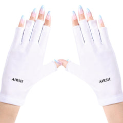 AirSEE guantes UV para manicura protegen la piel durante la sesión de uñas