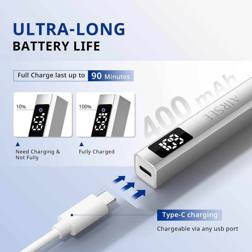 AirSEE lámpara con pantalla LCD facilita controlar tiempos de curado para gel