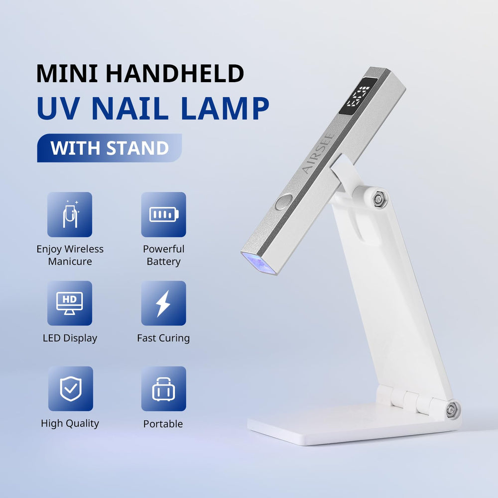 AirSEE luz UV para uñas ofrece curado uniforme sin cables