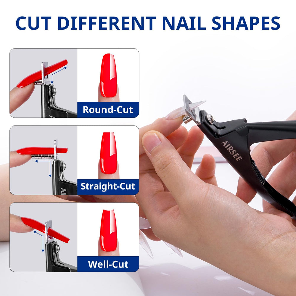 AIRSEE mango ergonómico ofrece comodidad durante la manicura