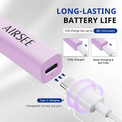 AIRSEE Mini lámpara UV con batería recargable para sesiones sin enchufe