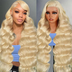 AirZKIN 613 lace front wig, cabello humano rubio natural para uso diario.