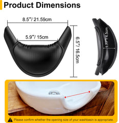 AISEELY Comodidad ergonómica, reduce tensiones en el cuello durante el lavado