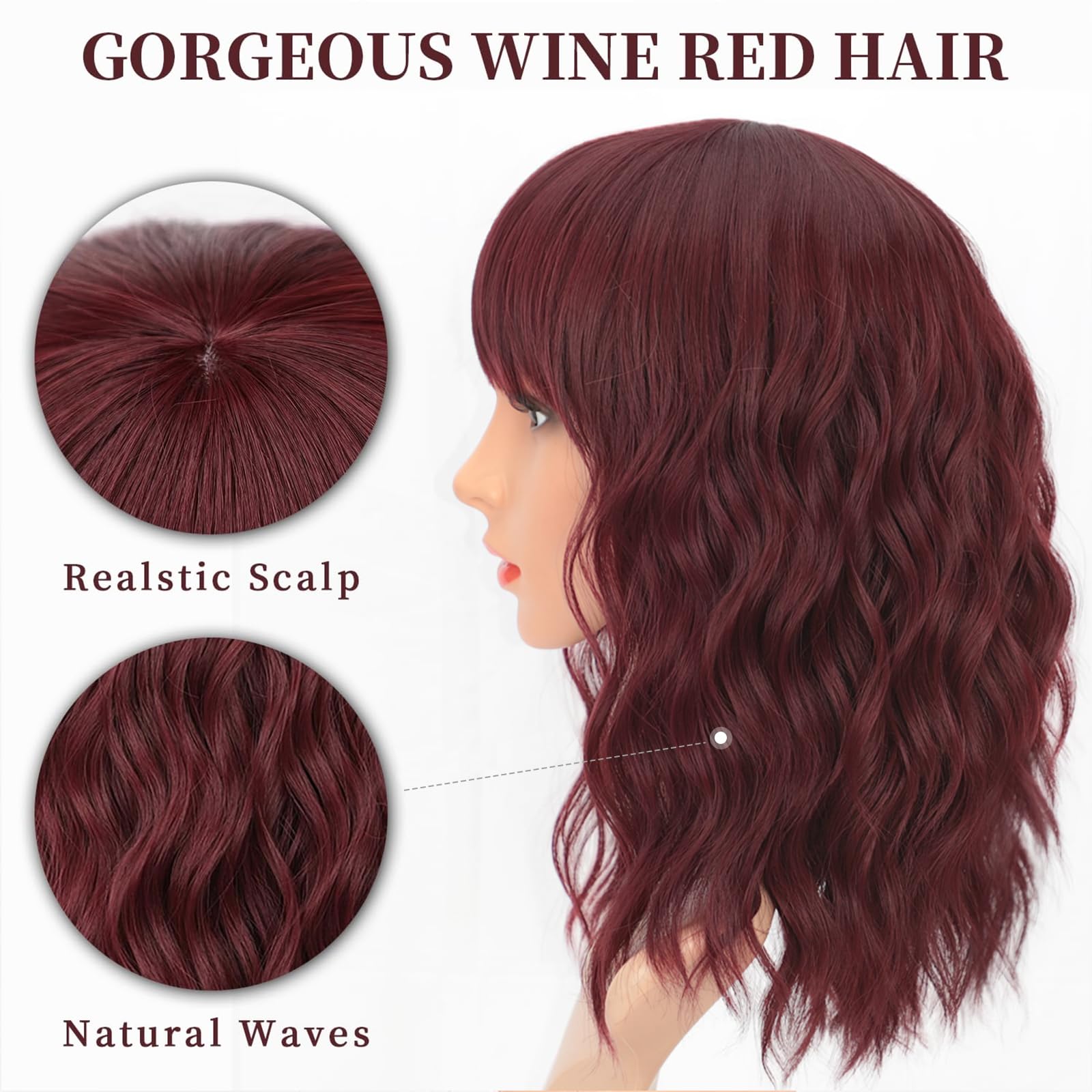 AISI HAIR franja natural para acabado discreto y realista