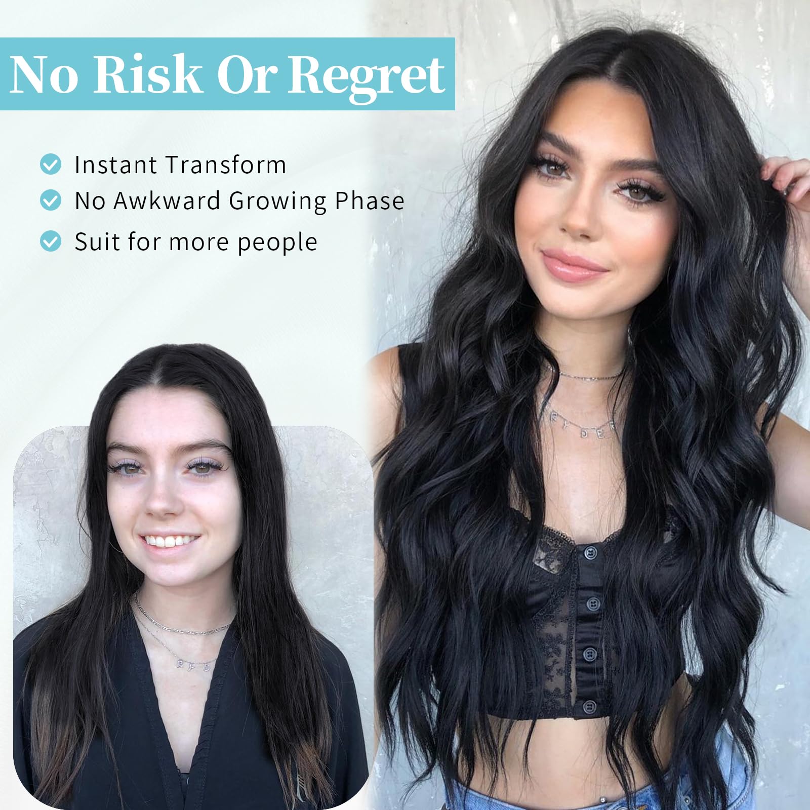 AISI HAIR peluca para uso diario y ocasiones especiales.