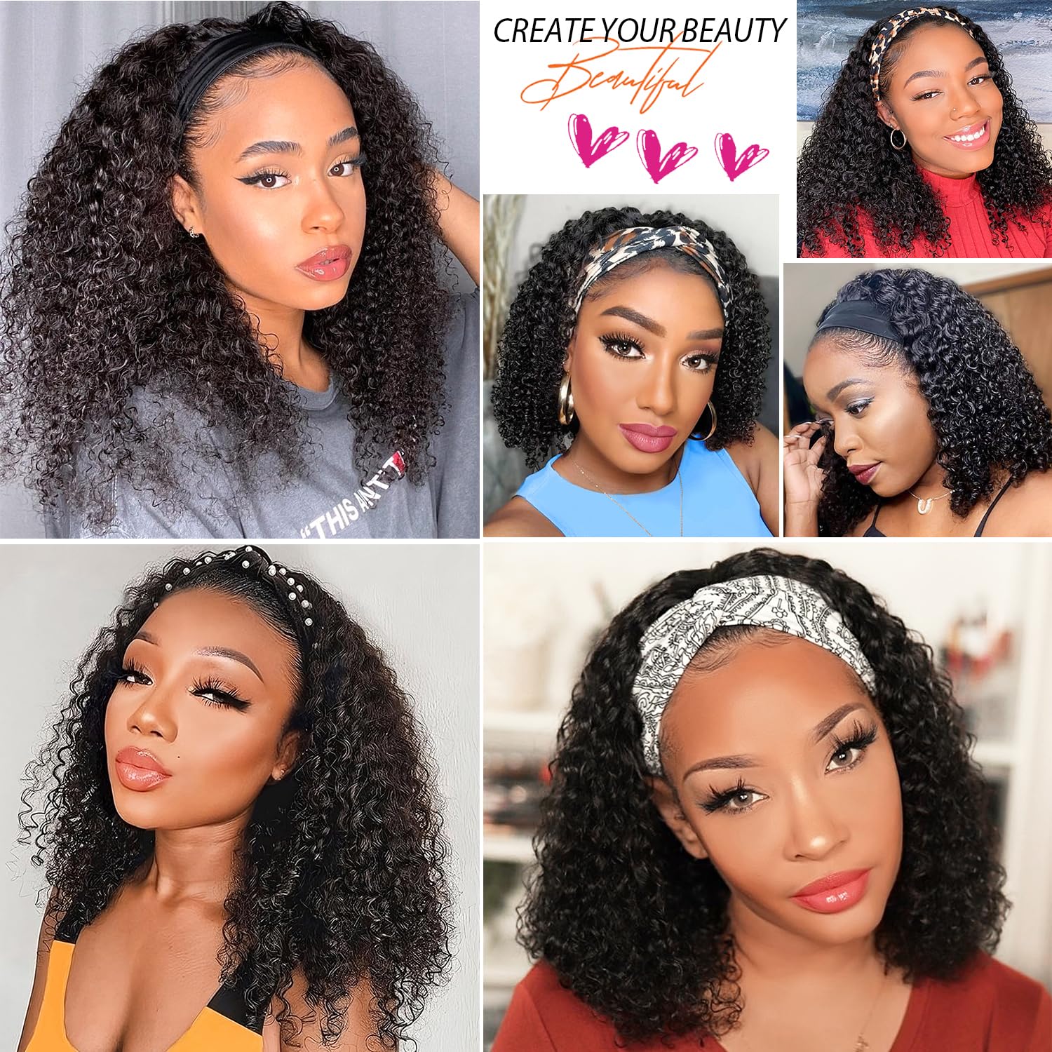 Contenido del paquete AISI QUEENS: accesorios suaves y diademas.