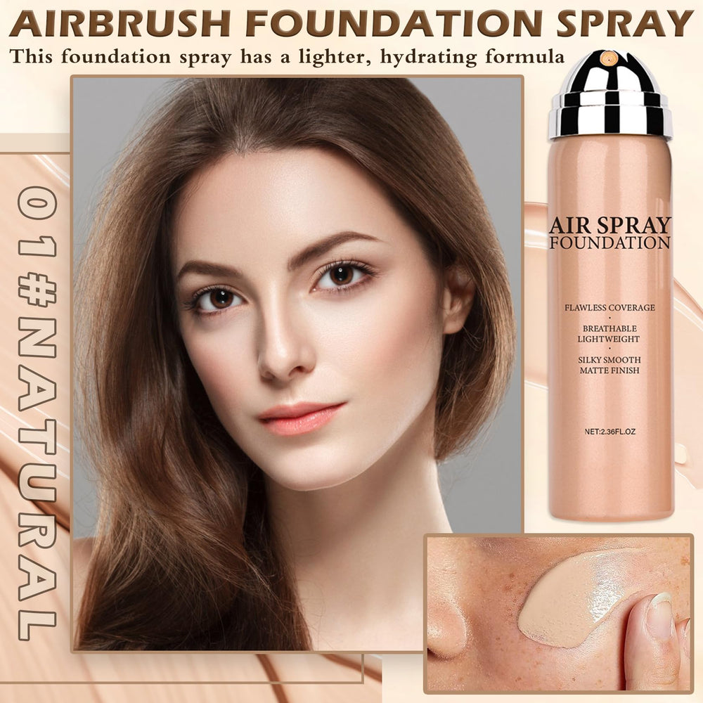 AIUEO Magic Minerals silky mist spray delivering even, lightweight coverage