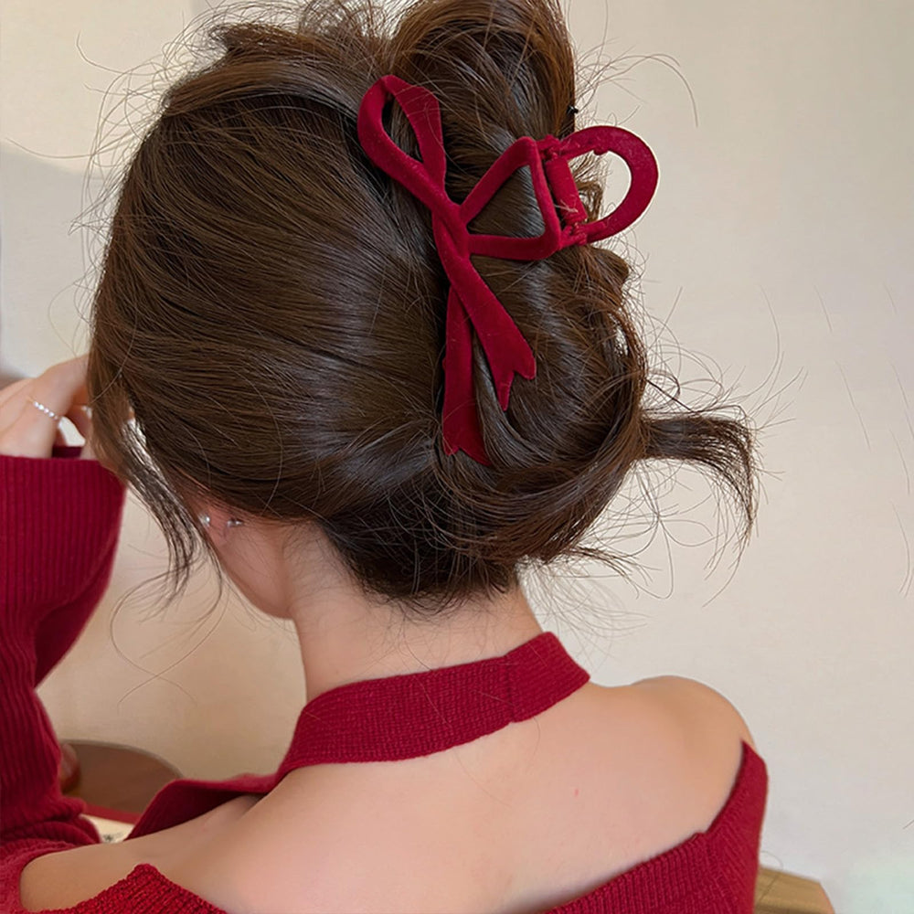 AIUPUOC regalo perfecto: pinza de terciopelo para mujer