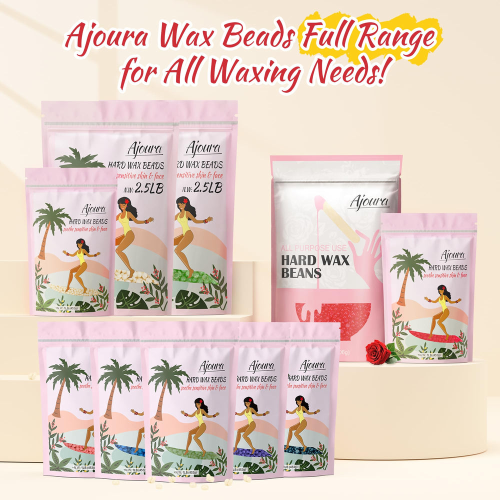 Ajoura wax beads quick-melt and easy cleanup.