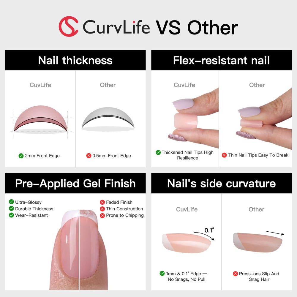 Curvlife ajuste natural sin presión para mayor comodidad