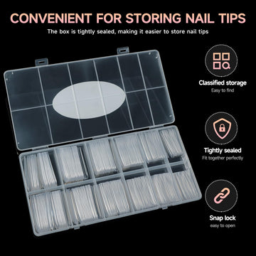  AKA Unicorn puntas gel corte liso para DIY, fácil de modelar.