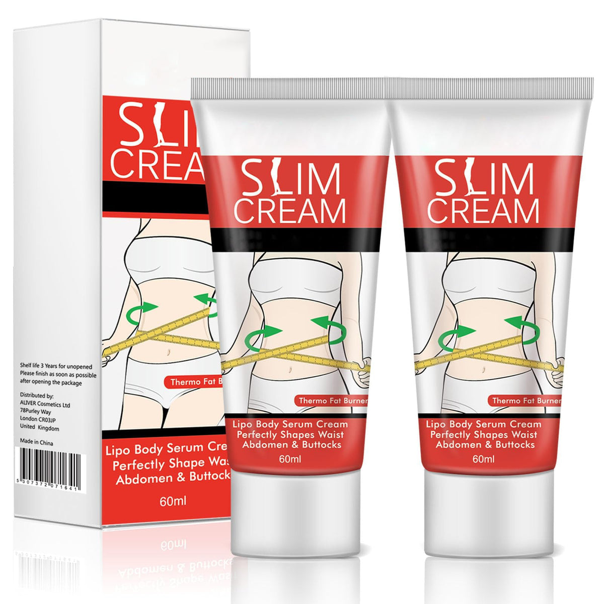 Crema caliente de Akareni para abdomen, facilita un masaje suave y reconfortante.