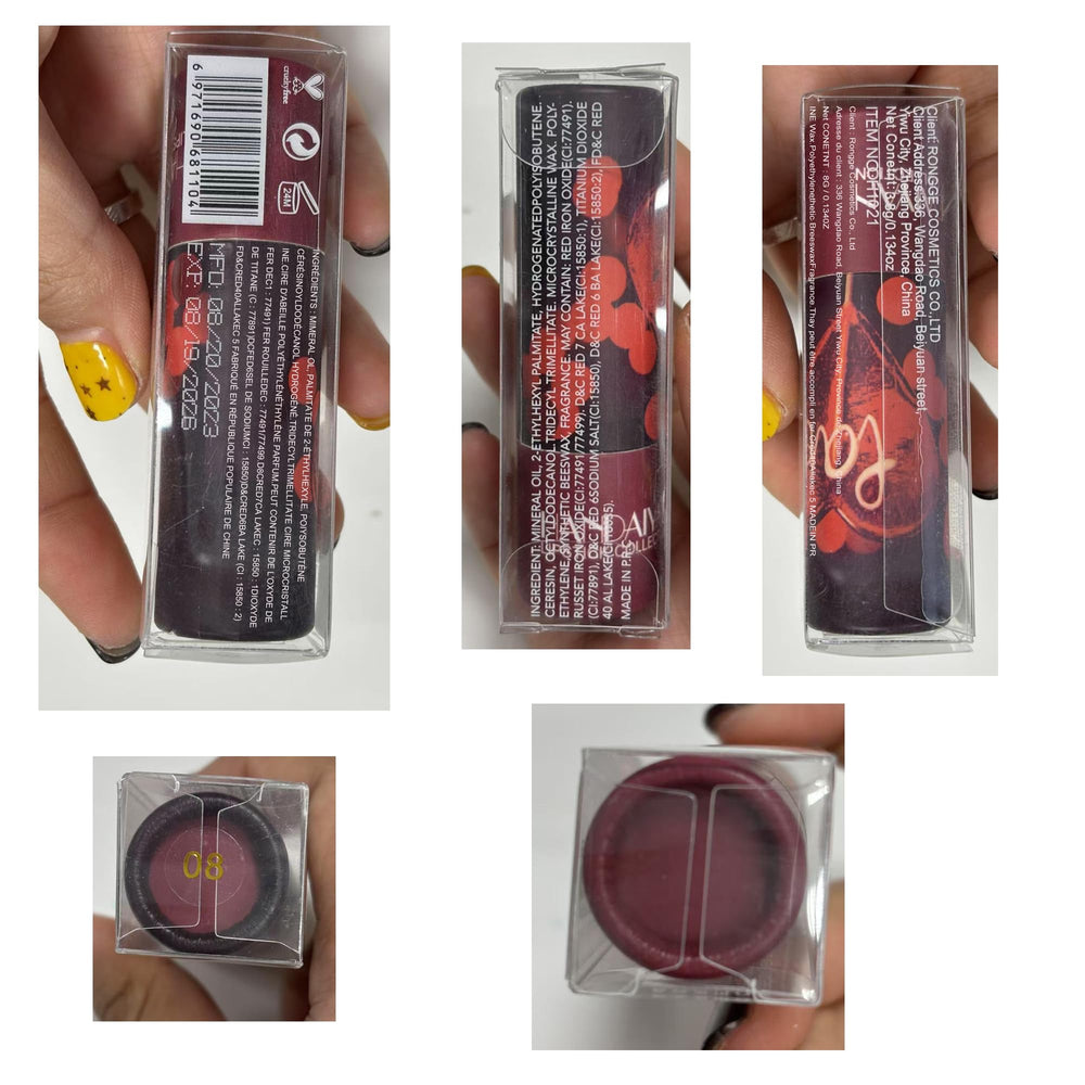 AKARY barra labial tono natural mate regalo ideal para mujeres y amigas.