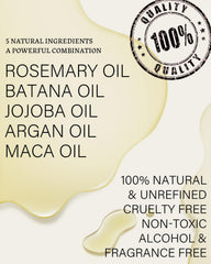 AKBAN Batana: aceite nutritivo para cuero cabelludo, botella y gotero