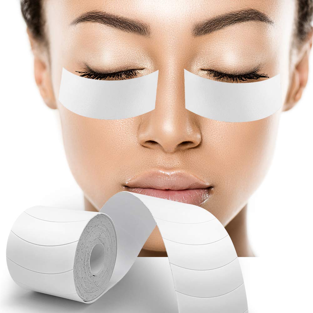 Parche de ojos Akissos de espuma pre-cortado para extensiones de pestañas; uso rápido.