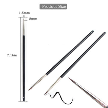 Set de 6 brochas Akittyya, ideal para maquillaje diario y profesional.