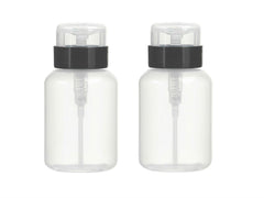 AKOAK botella dispensadora 200 ml con bomba negra, ideal para esmalte.