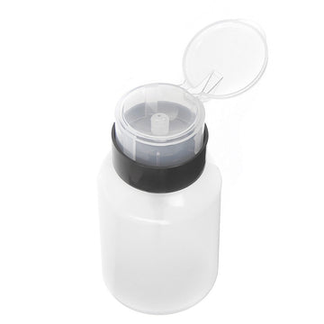 AKOAK dispensadora con bomba para desmaquillante y alcohol, 200 ml, negro.