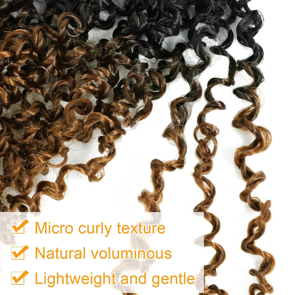 Aksice Yanky Twist 8 pulgadas, textura micro twist para look con cuerpo.