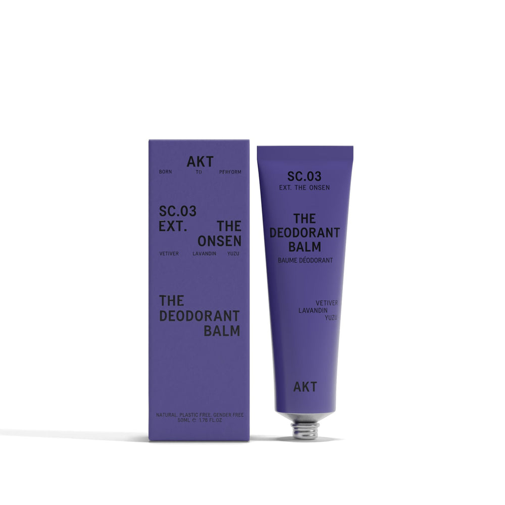 AKT bálsamo desodorante, envase de 50 ml, protección diaria.
