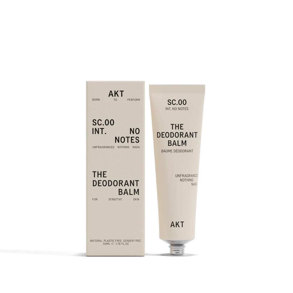 AKT Desodorante Balm en tubo, protección suave todo el día, sin fragancia.
