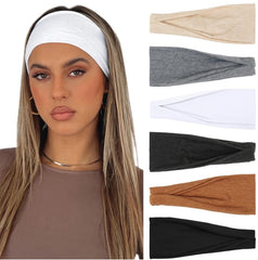 La banda AKTVSHOW antideslizante para cabello es ideal para yoga.